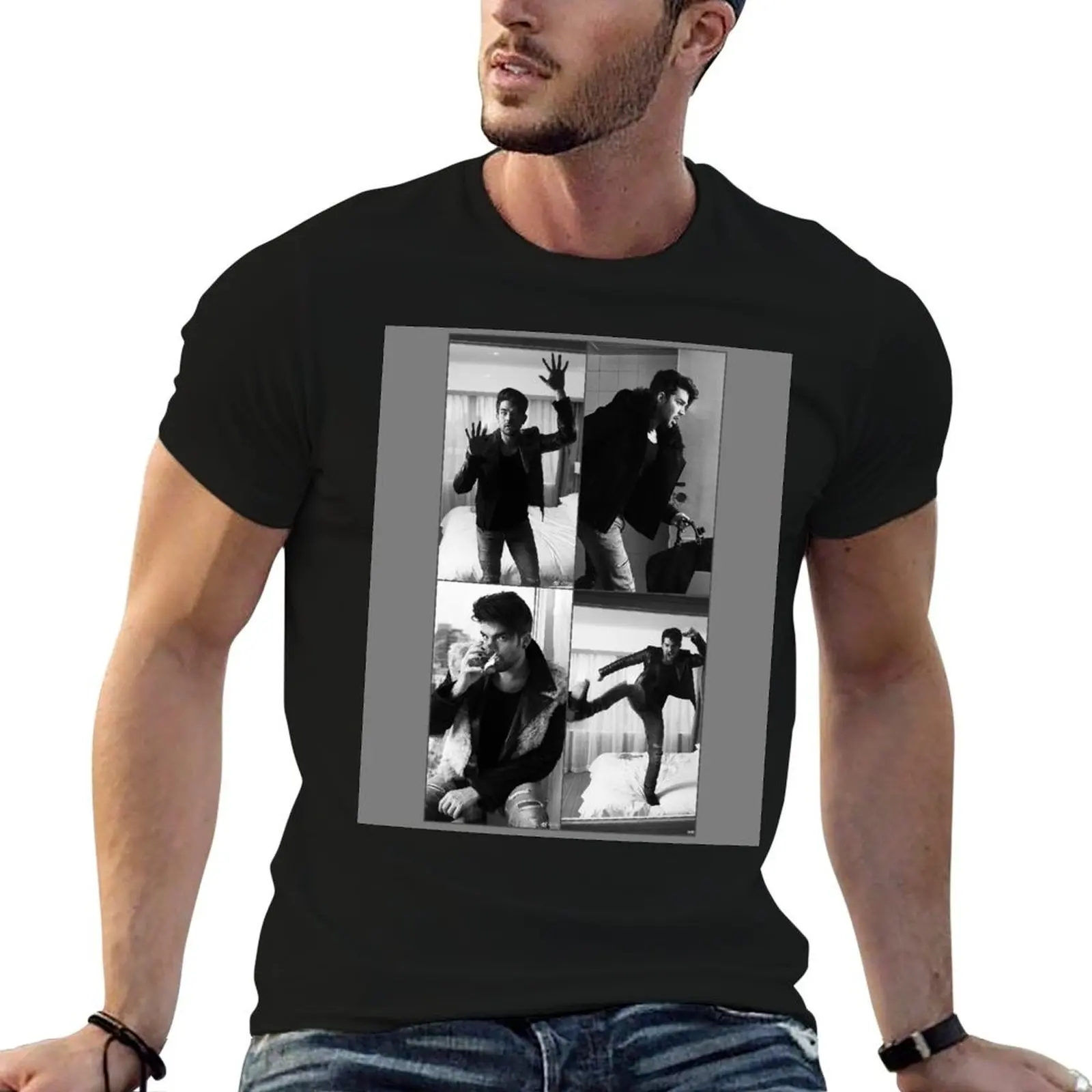 

Adam Lambert T-Shirt anime t shirts shirts graphic tee quick-drying men t shirts high quality