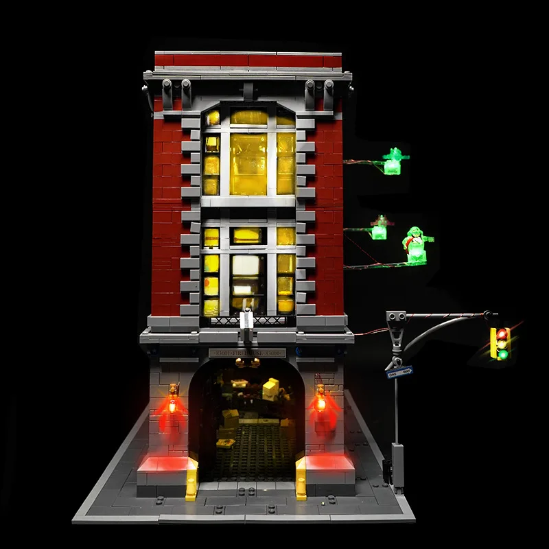 75827 Kit de luzes LED para o Quartel-General da Firehouse, compatível com 83001 (somente iluminação incluída)