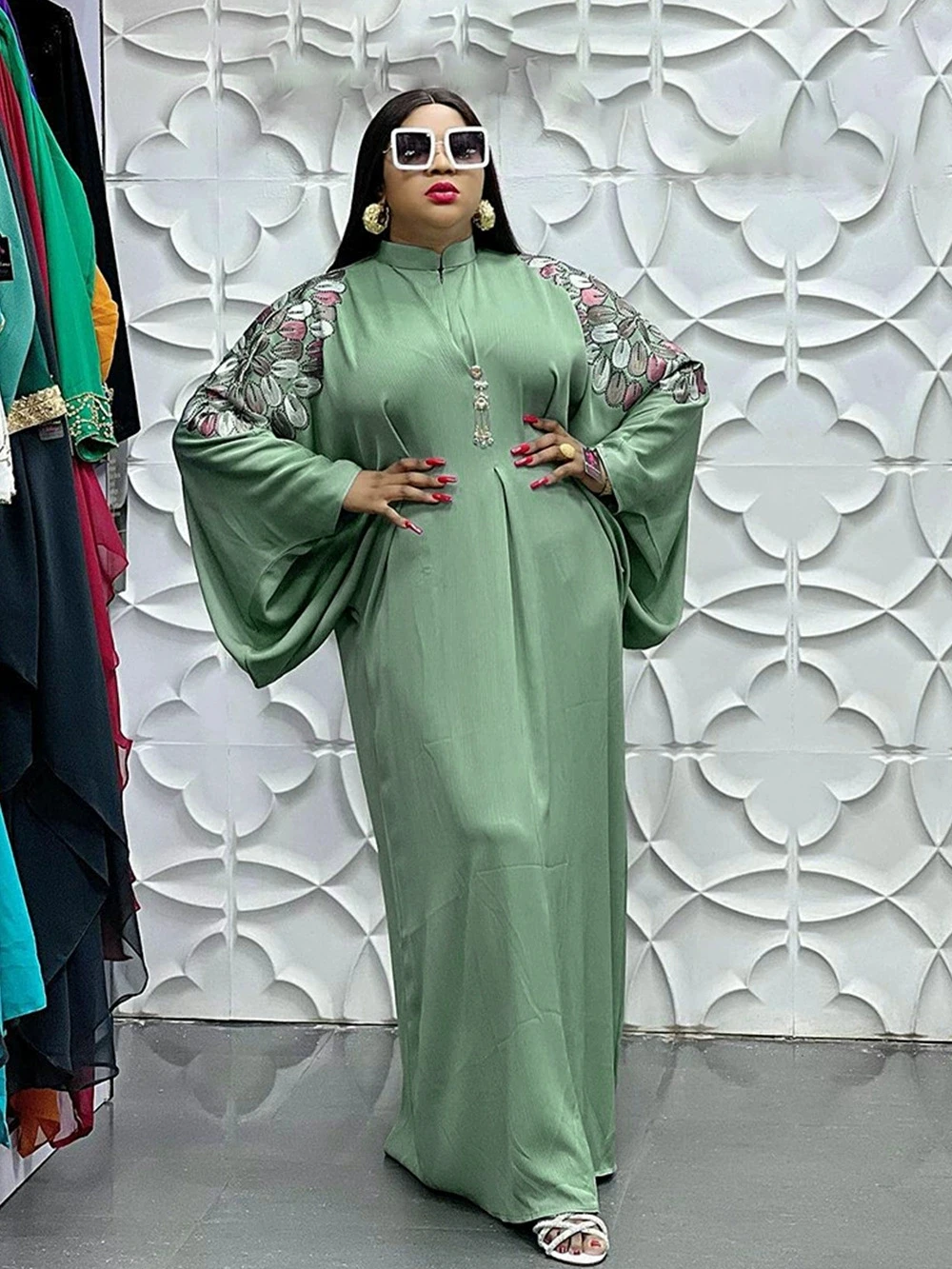 Afrikanische Kleider für Frauen Plus Größe Afrika Kleidung Dashiki Ankara Türkei Outfits Kleid Elegante Muslimische Hochzeit Party Langes Kleid