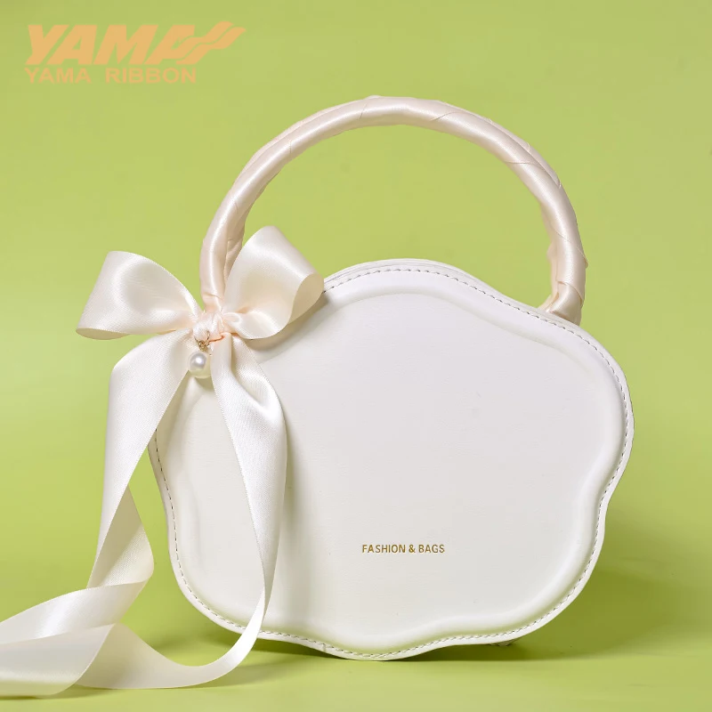 YAMA 10yards/roll Double Satin Ribbons 9 16 22 25 38mm Solid Color Ribbons for Handmade Craft Wrapping Gifts Wedding Decoration