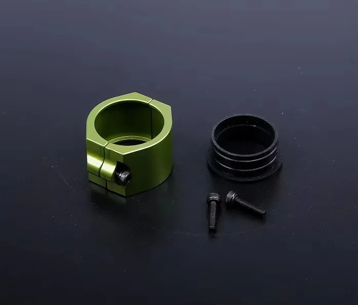 CNC precisiebewerking alle metalen uitlaatpijpklem voor SS resonantiebuis past ROVAN ROFUN KM HPI BAJA 5B 5T 5SC