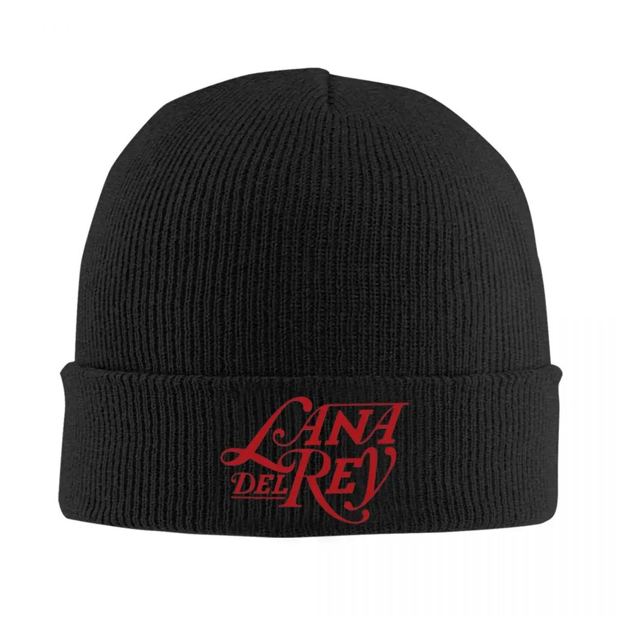 

Logo 90s American Singer Hip Hop Vintage Gothic Knit Hat Beanies Winter Hats Warm Hip-hop Lana Del Rey Caps for Men Women