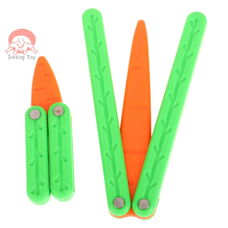 

3D Printing Gravity Radish Knife Mini Carrot Model Push Card Decompressionn Toy Student Prize Children's Cognitive Toys