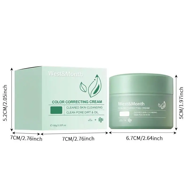 Skin Tone Correction Cream Improves Redness Tone Lightened Acne Marks After Sun Repair Moisturizing Cream