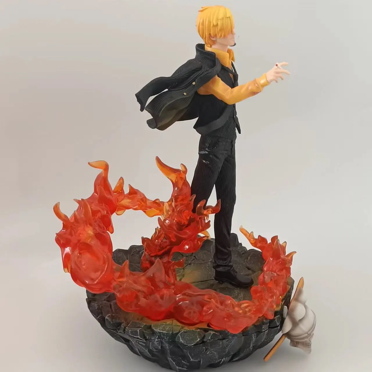 New 40cm One Piece Action Figure Blood Vinsmoke Sanji Anime Collection Model Statue Doll Children Anime Model Ornaments Gift Toy