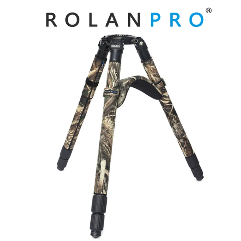 

ROLANPRO No Axis Tripod Special Shoulder Pads Protective Sleeve Sets Guns Coat For GITZO RRS Benro LEOFOTO SUNWAYFOTO Buddiesman