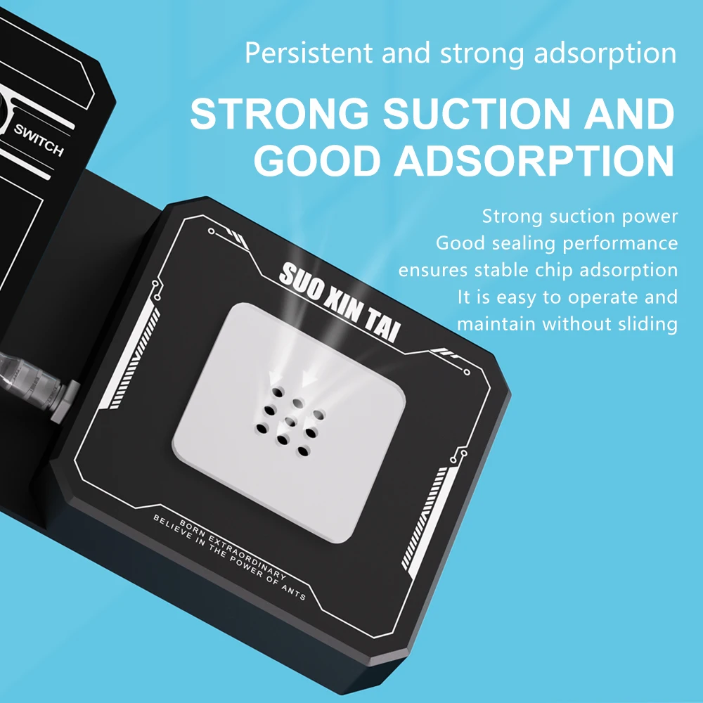 MaAnt M083 Mobile Phone Chip Repair Suction Platform Type-C Interface Strong Adsorption Chip Holder for IC Maintenance Tools