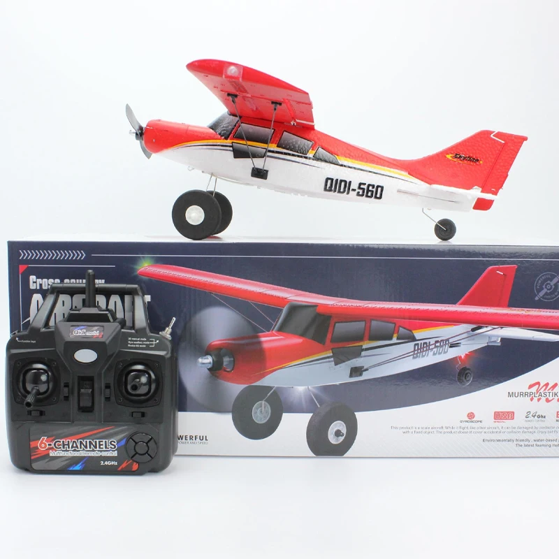 

Qidi560 Moore M7 Четырехсторонний радиоуправляемый бесщеточный модель с фиксированным крылом Epp Пенопластовый самолет Игрушки с подсветкой 3d Пилотаж