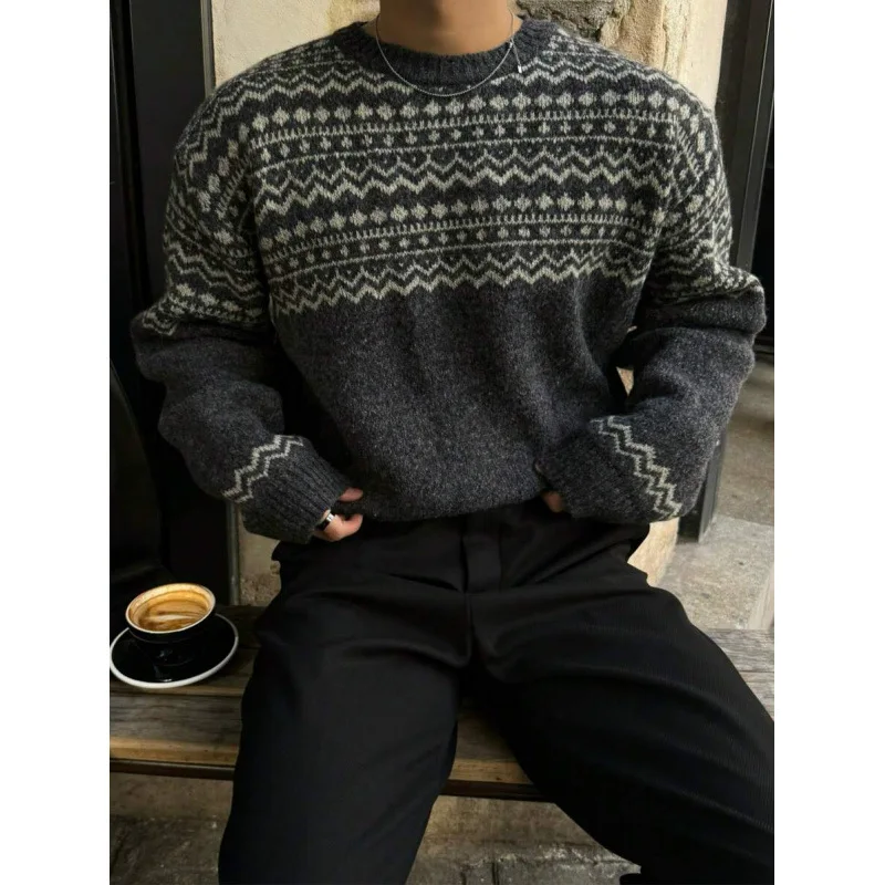 

Z 31689 Jacquard Crew Sweater Embroidered round Neck Knitwear Women's Fashion Spring 2026 Online And Offline Available