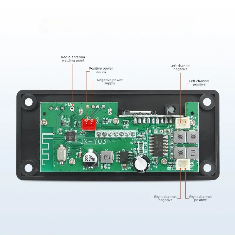 SOTAMIA Bluetooth Power Amplifier 60Wx2 Hifi Stereo Amplifier WMA WAV FLAC Lossless Car MP3 Decoder Board with Call Recording