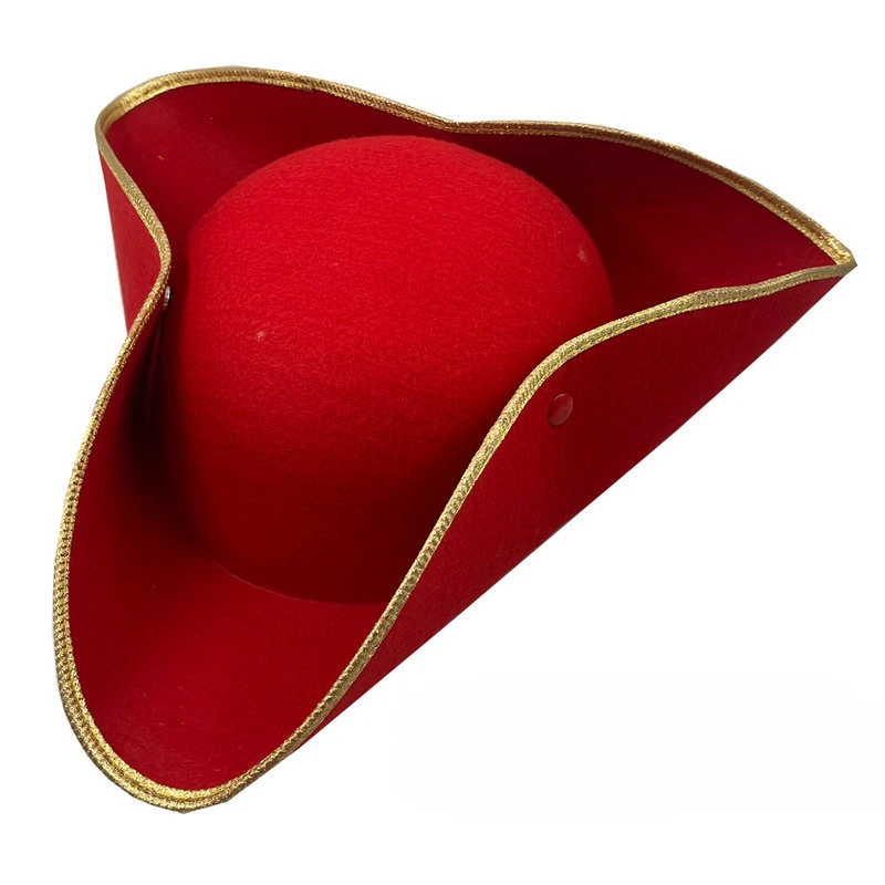 Halloween Pirate Captain Dressed As Adult Children Cosplay Props Party Performance Pirate Captain Party Hat Headdress view 6