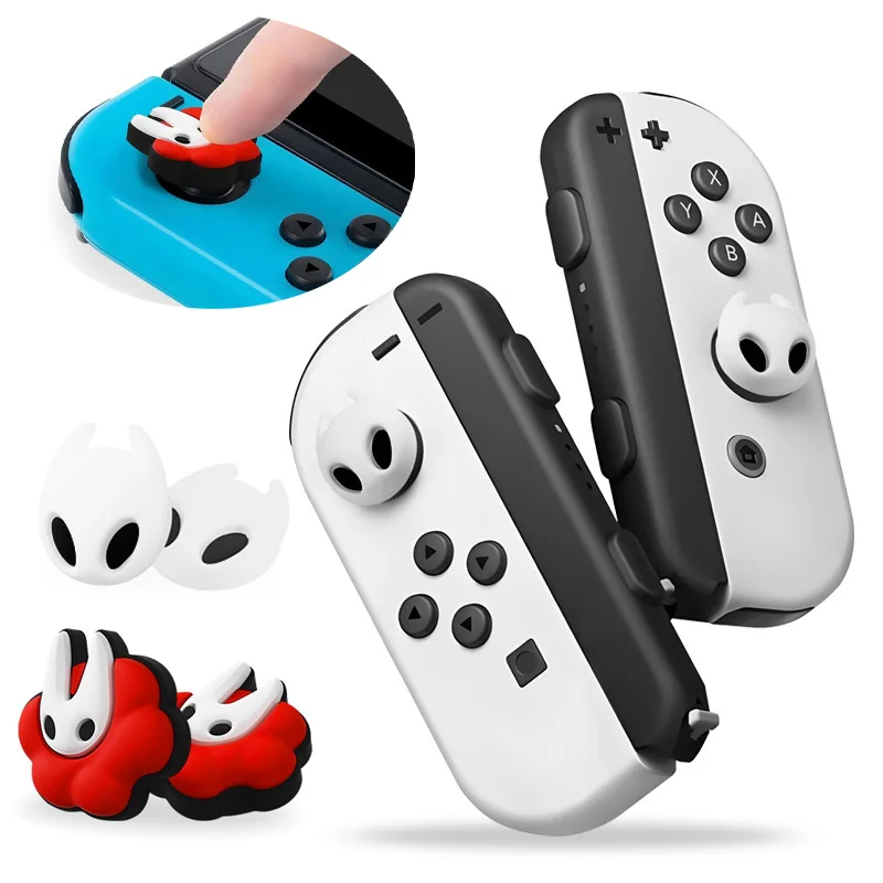 Hollow Knight Hornet Silikon-Gummi-Daumengriffe für Nintendo Switch 2 PS5 XBOX JoyCon Switch Pro Joystick-Kappe Schutzabdeckung