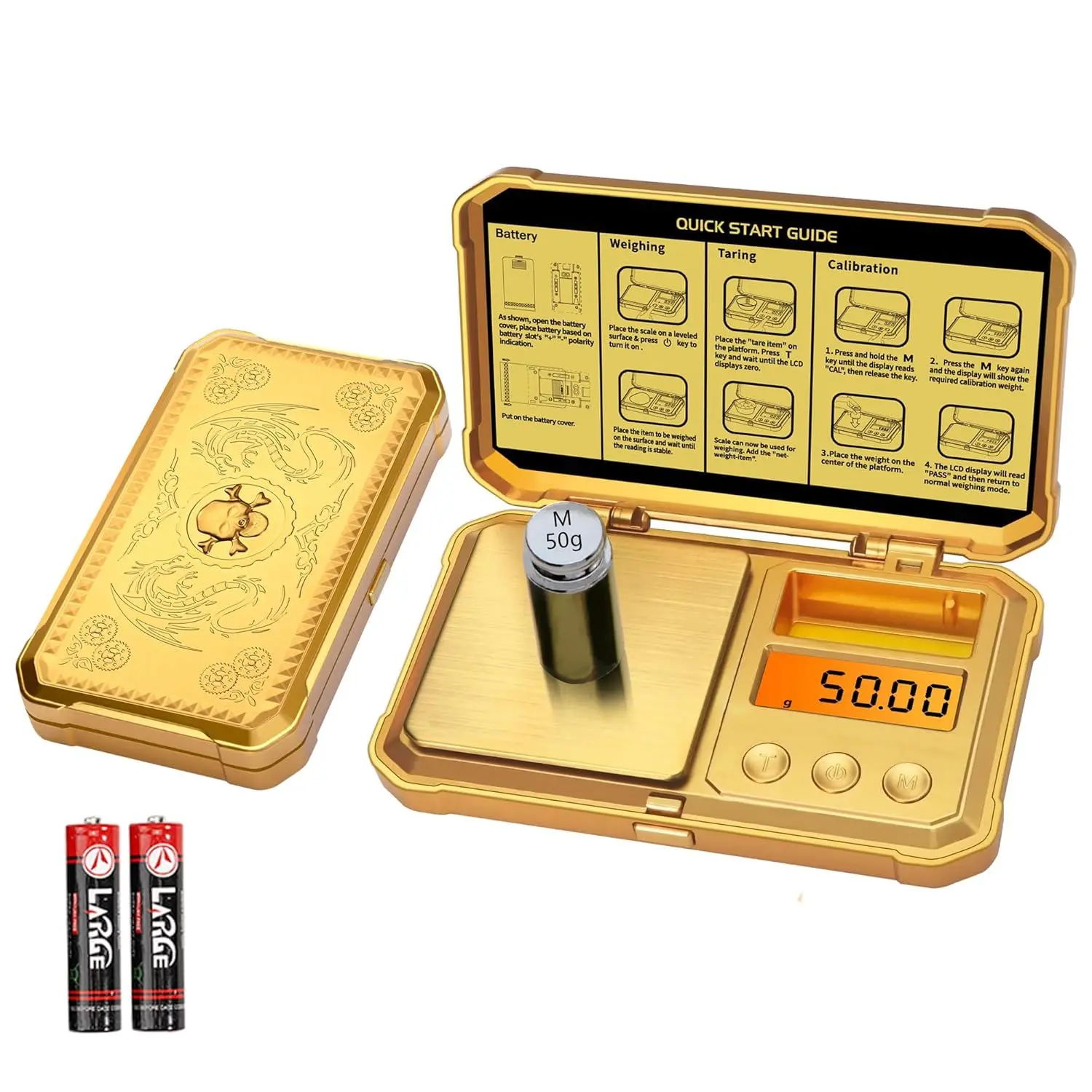 High-precision gold electronic jewelry medicinal scale with weights