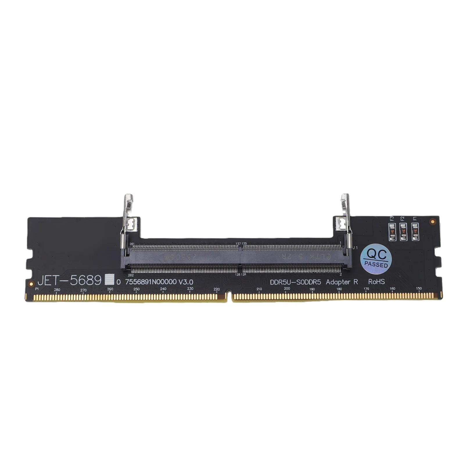 DDR5 U-DIMM to SO DDR5 RVS Adapter Card Laptop to Desktop Memory Converter for Computer Repair and Maintenance