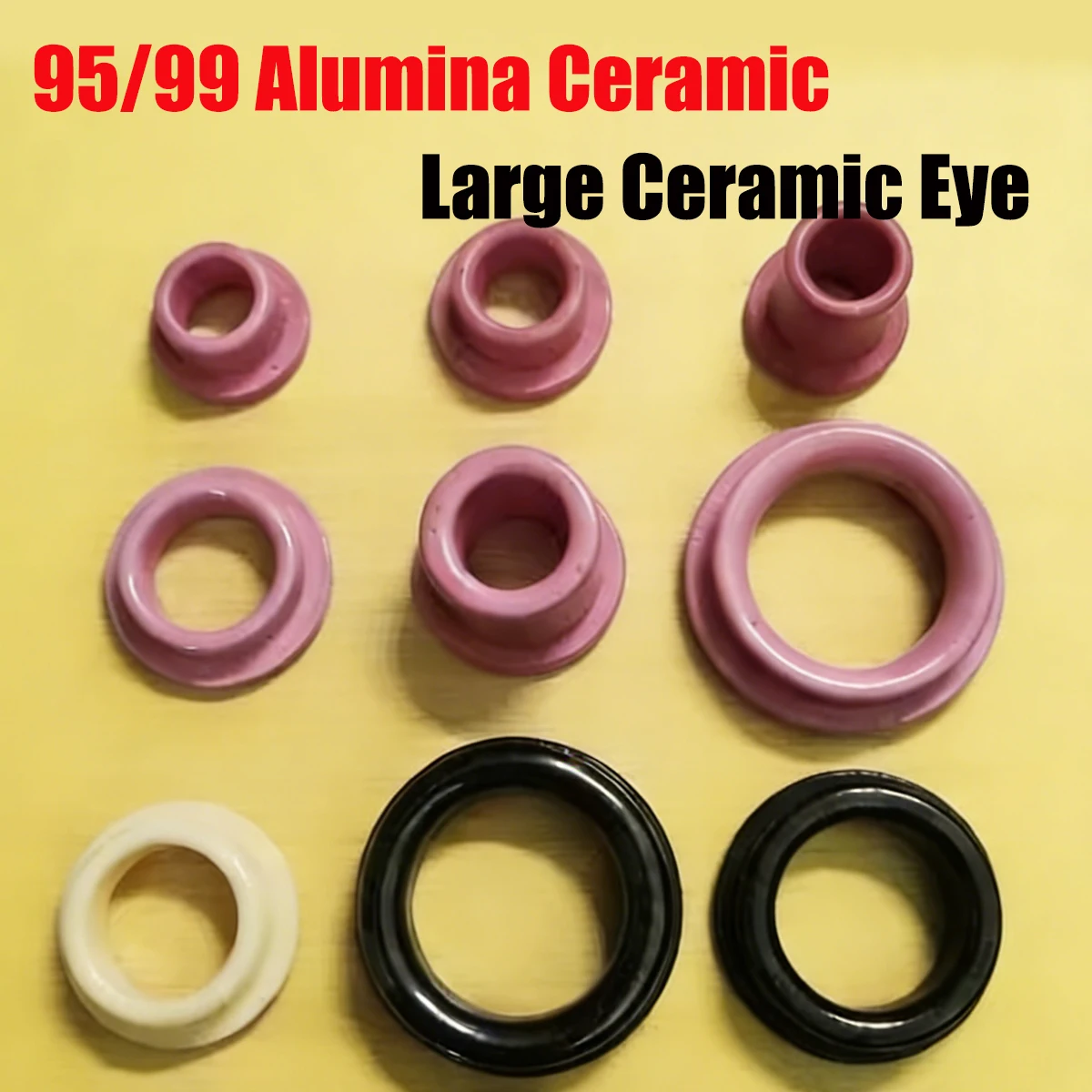 

95/99 Alumina Ceramic Textile Machine Ceramic Eyelets Thread Guides Wear-Resistant Yarn Guides for Spinning Machines