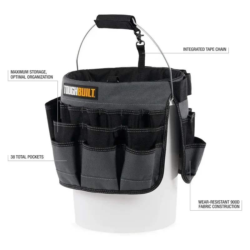 ToughBuilt TB-85 Bucket Organizer Tools Packaging Bag Construction Renovation Tools