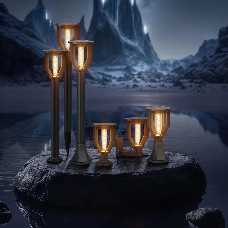 Efficient monocrystalline silicon ABS environmentally friendly lamp body Ipx4 waterproof light cube solar lamp