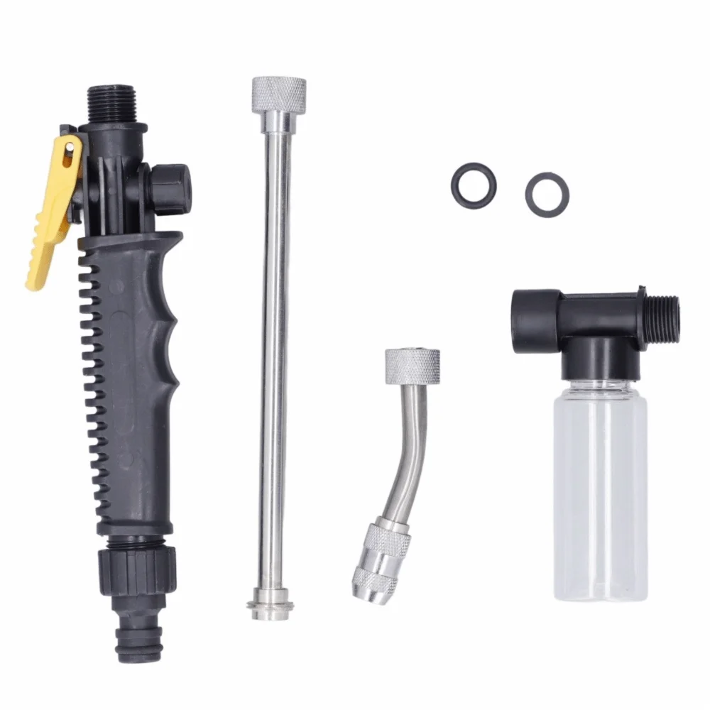

Plastic,stainless Steel Jet Washer Detachable Adjustable Jet Nozzle Washer Lightweight Long Wand Gardening Sprayer