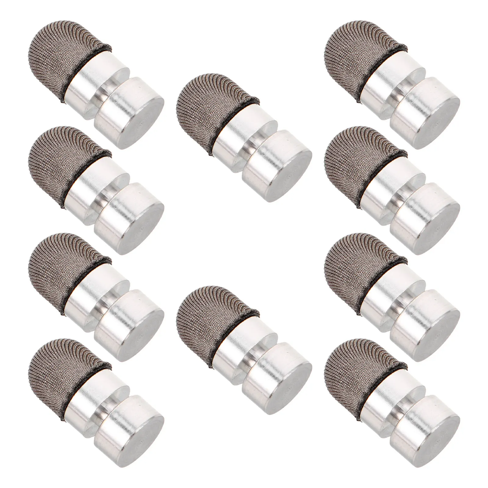 

10 шт. сменных наконечников для стилусов из волоконной сетки для емкостных сенсорных экранов - высокая чувствительность для письма, рисования и игр