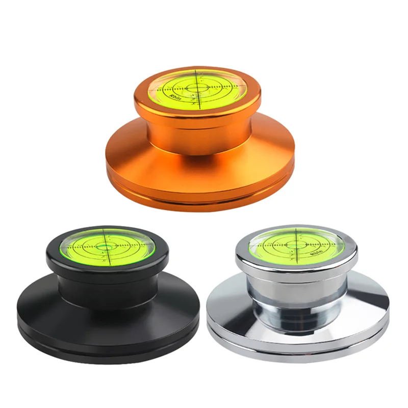 B68C Schwarz Metall Disc Stabilisator für Hifi LP Plattenspieler, Plattenspieler Gewicht Klemme Zubehör