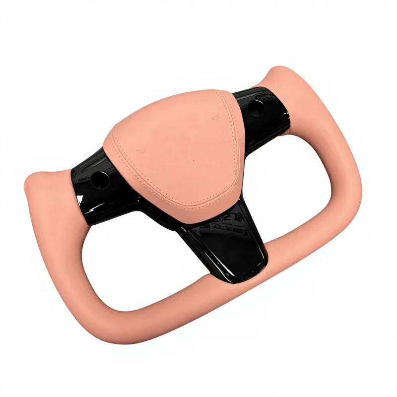 

Руль из настоящего карбона для Model 3 Y S X, в гоночном стиле Yoke, с возможностью индивидуальной настройки