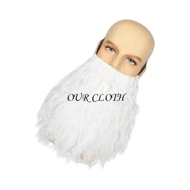 Fake Beards False Beards Funny Fake Mustache Fake Halloween Cosplay Party Costume Long Curly Wizard Beard Gifts Y1AC