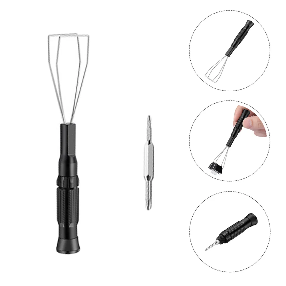 10PCS Black Aluminum Alloy Keyboard Multi Function Keycap Puller Keycap Pulling Tool Computer Accessory Keyboard Pullers Key