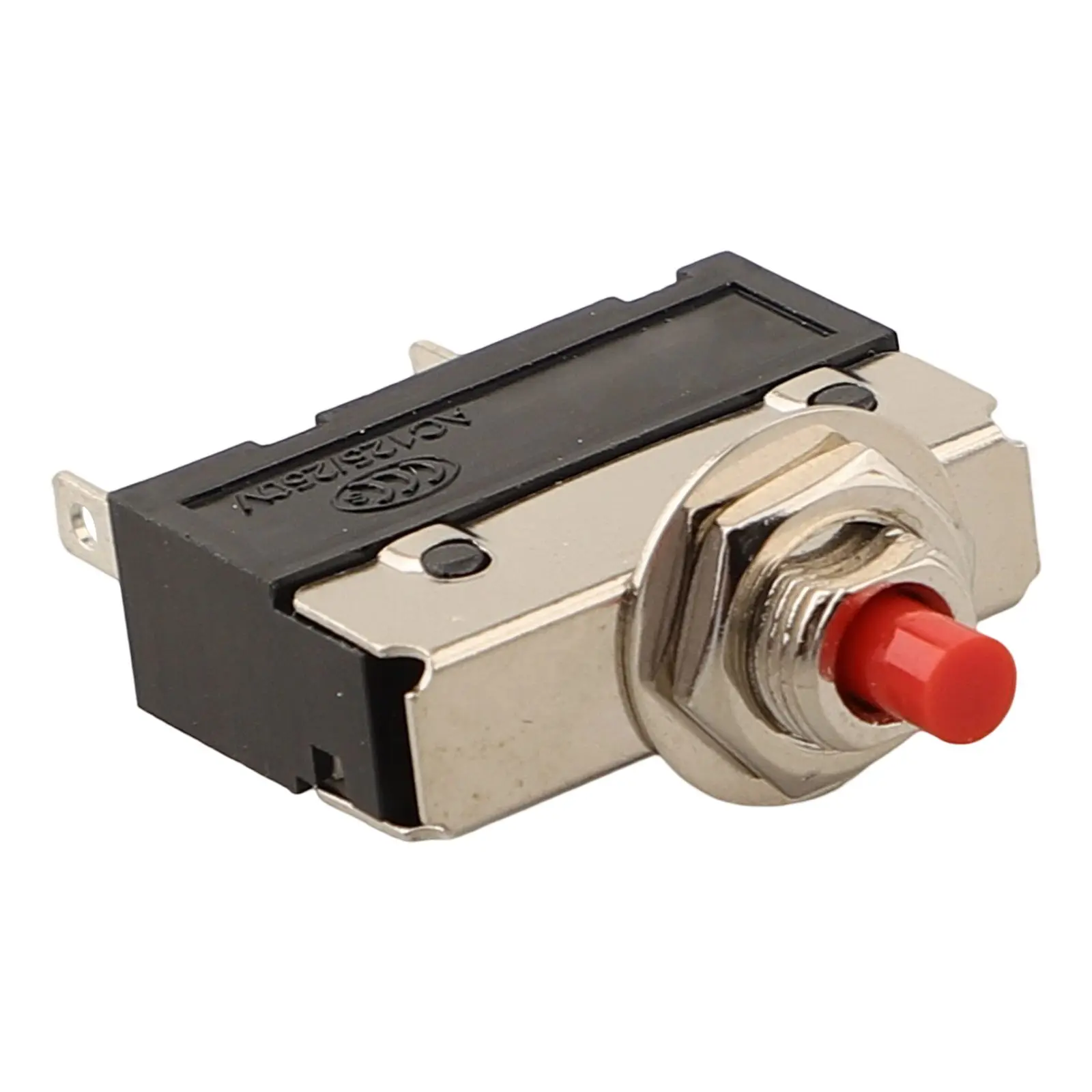 Electrical Safety Push Button Circuit Breaker Black Safety Protection Convenient Operation Electrical Conductivity
