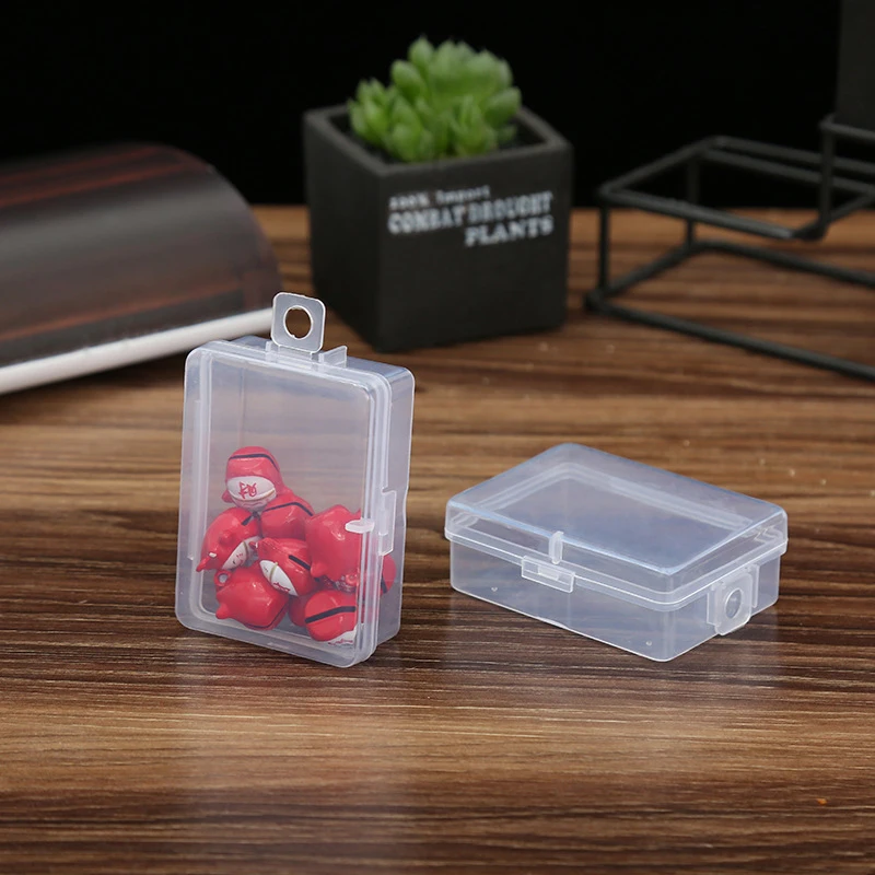 Pill Storage Box Plastic Set Space Saving Thick Transparent Organizer With Cover 10pcs Container Holder Durable