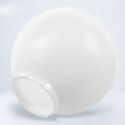 아크릴 원형 글로브 램프쉐이드 모던 라이트 커버 야외 현관 파티오 램프 교체용 라이트 피처 쉐이드