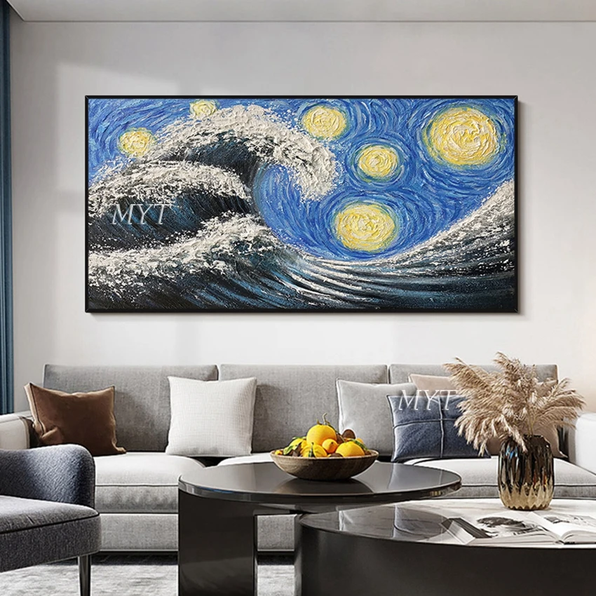 Large Size Van Gogh Reproduction Oil Painting High Quality Wall Picture For Restaurant Modern Art Canvas Home Decoration Pieces