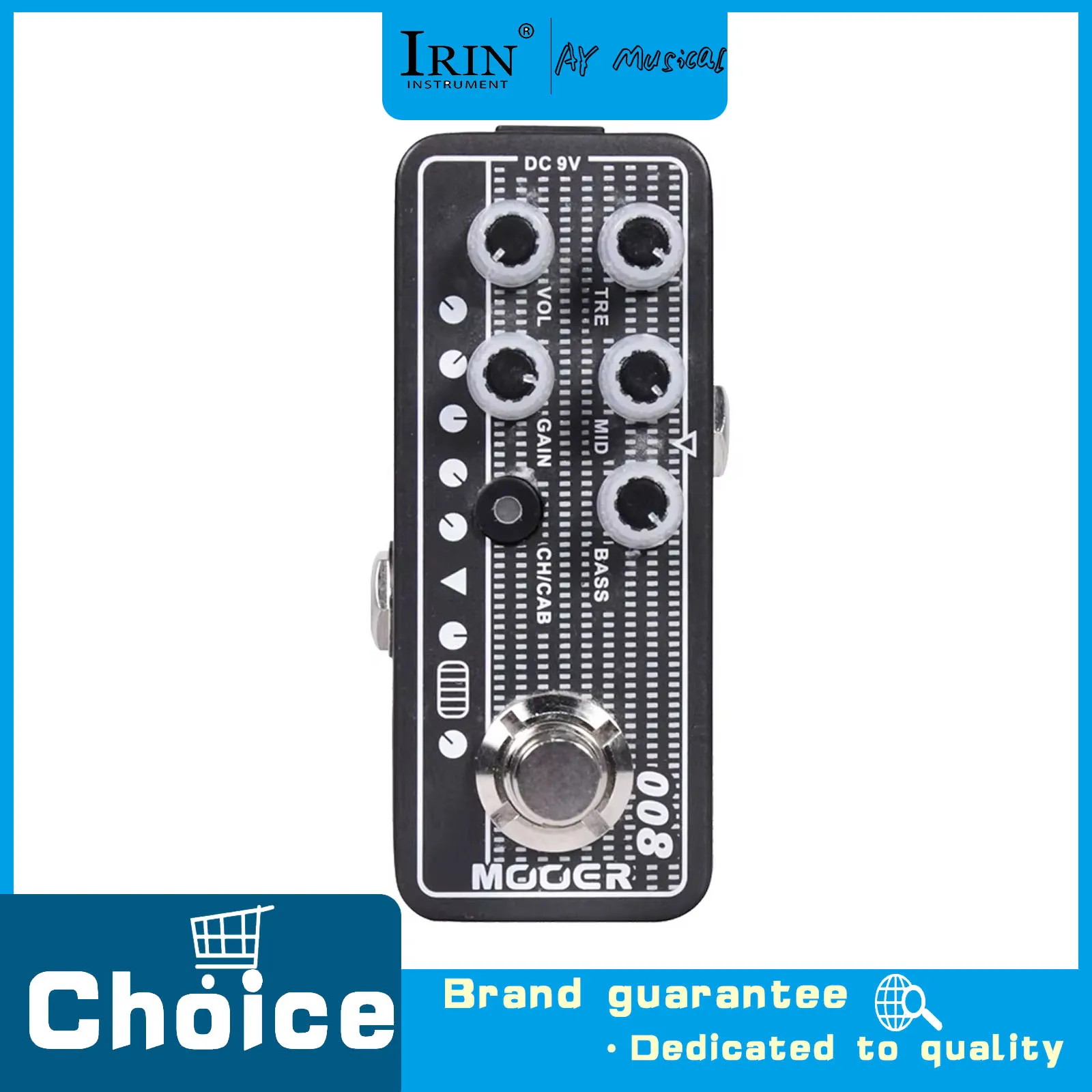 MOOER 008 Cali-MK 3 Electric Guitar Effect Pedal Digital Preamp 3 Band EQ Micro Preamp Effects Pedal Guitar Accessories