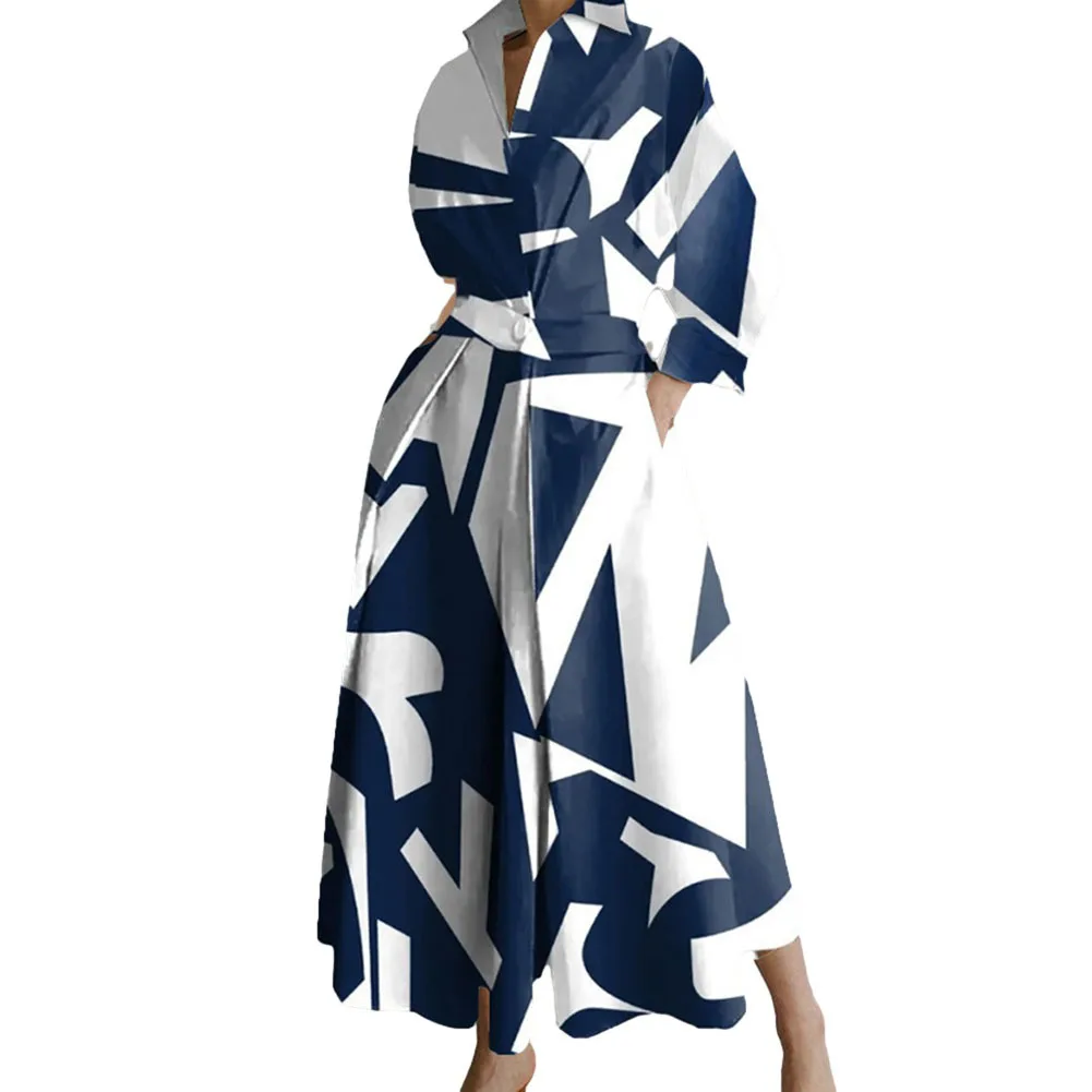 فستان الحفلات بتصميم أنيق ورقبة على شكل حرف V متعدد الاستخدامات كاجوال للنساء فستان الحفلات سهل الارتداء فستان ماكسي أنيق #3