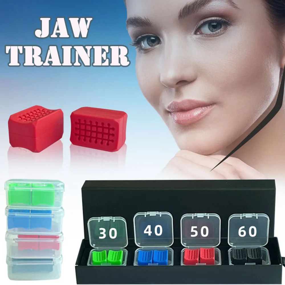 

Silicone Jaw Exerciser Facial Toner & Jawline Fitness Ball Neck Toning Equipment Facial Beauty Tool Double Chin Exerciser