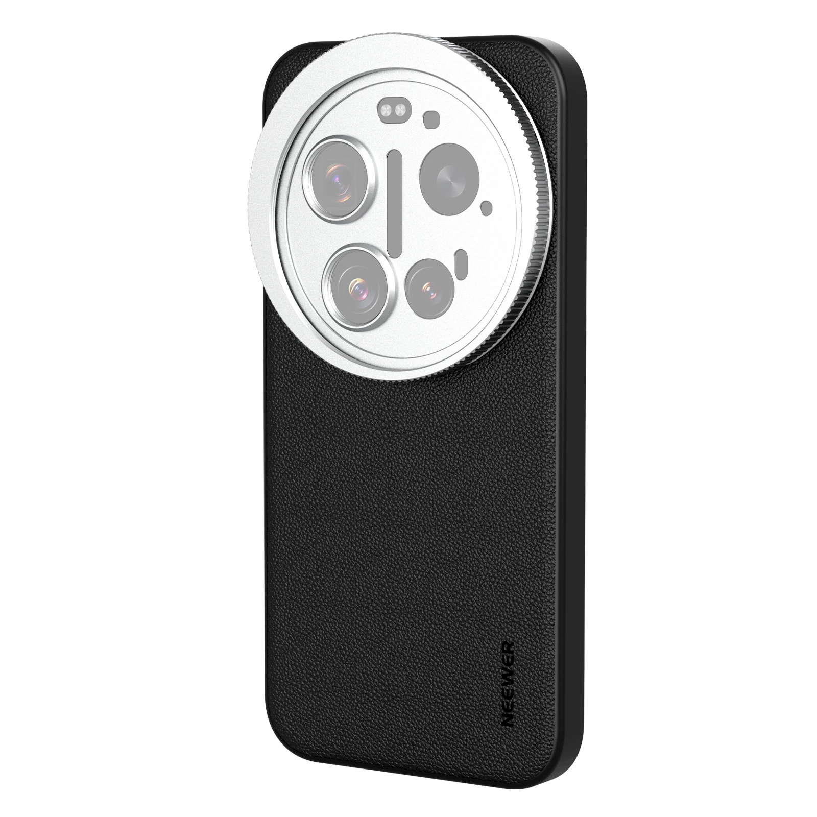 NEEWER Handyhülle für Xiaomi 17 ULTRA, Handycover mit 67mm Gewindefilterring, 17mm Objektiv & T-Mount Objektivrückplatten – Detail 2