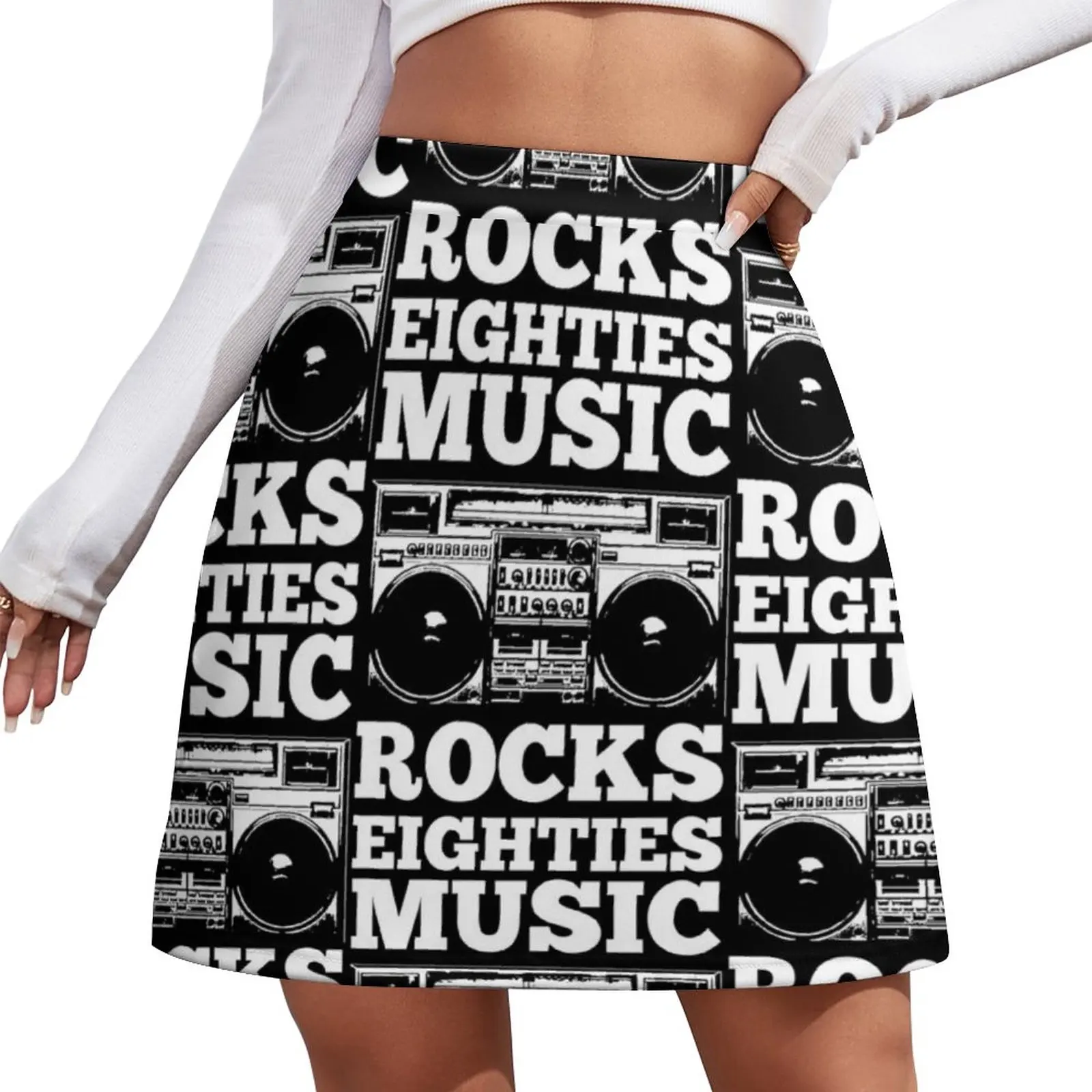 Eighties 80's Mini Skirt kawaii skirt elegant dresses for women