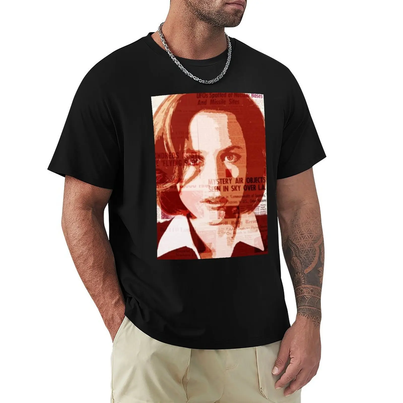 Dana Scully - The X-Files T-Shirt cotton t shirts high quality T-Shirt