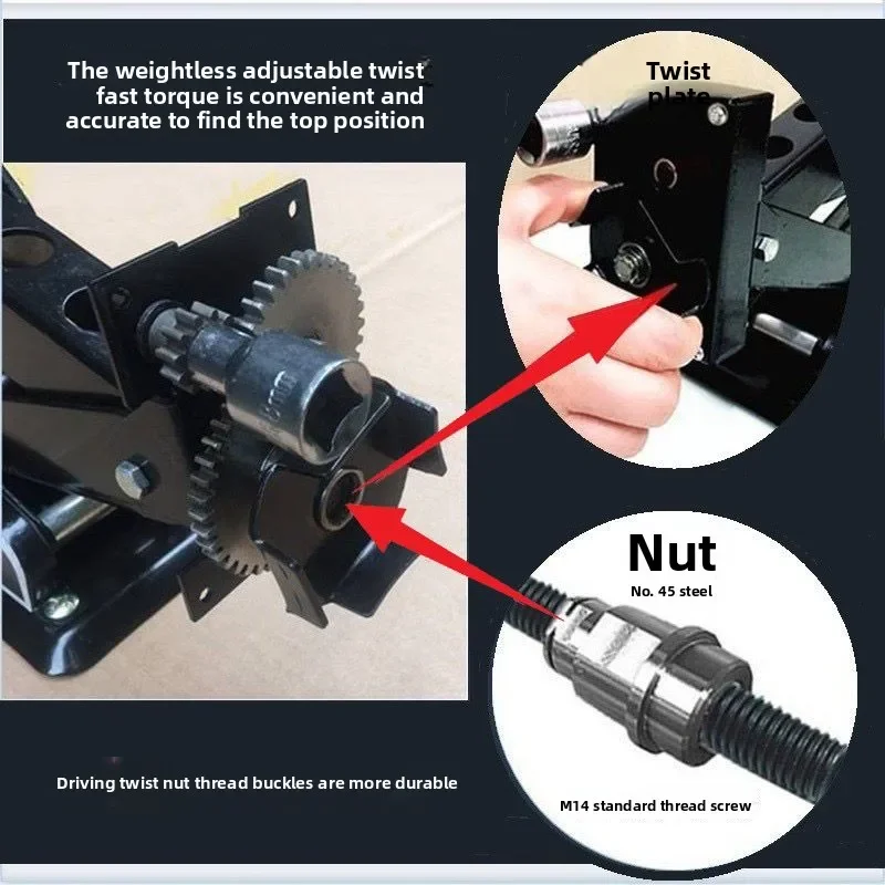 

2025 Electric Jack Hand Crank Multi-function Tire Change Lifting Tool Labor-saving Jack for Horizontal Car