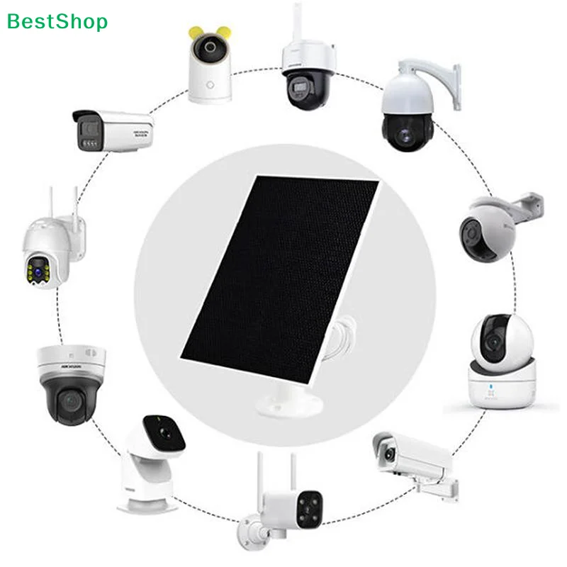 ★White 3W SolarFor Camera Outdoor Waterproof Security Battery USB 5.7V Solar Panel Powered For Camera view 2
