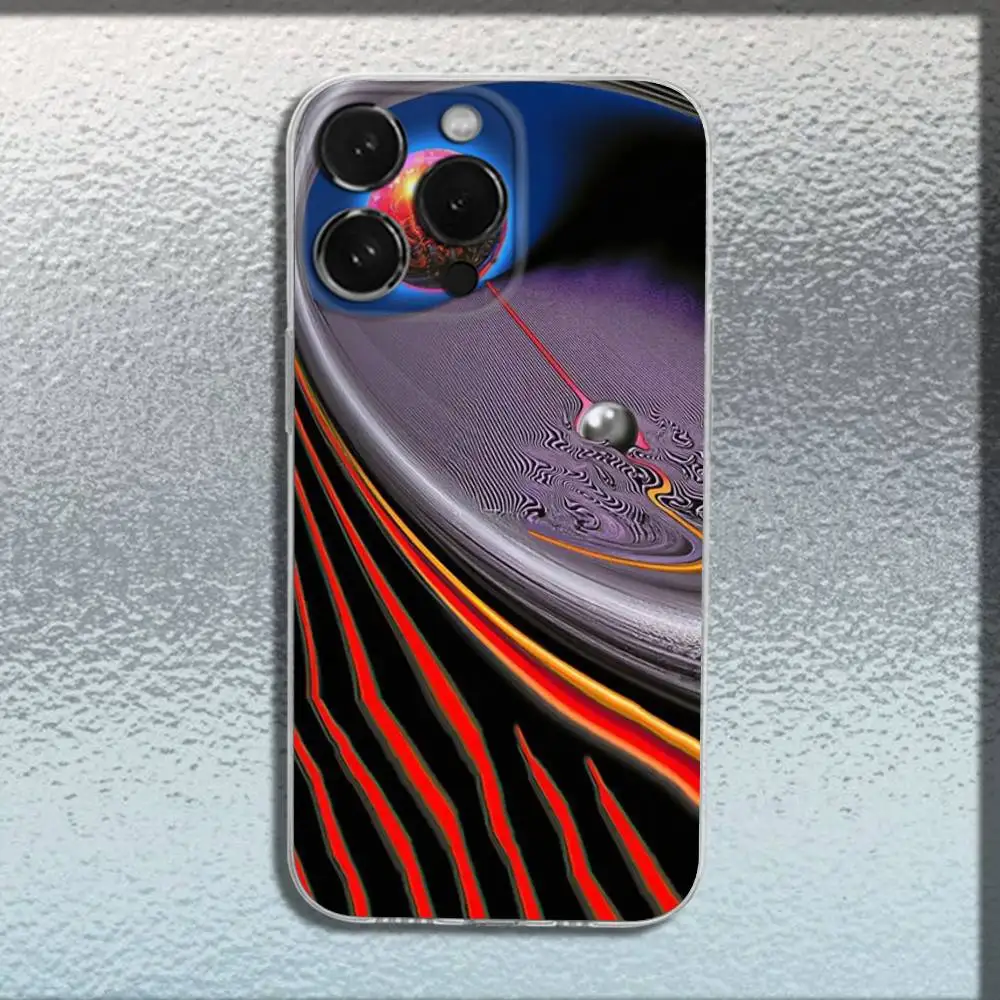 เคสโทรศัพท์ลายศิลปะไซเคเดลิก Tame Impala สำหรับ iPhone 17,16,15,14,13,12,11,Pro,Max,Plus,E,SE4,Air,Mini แบบใส