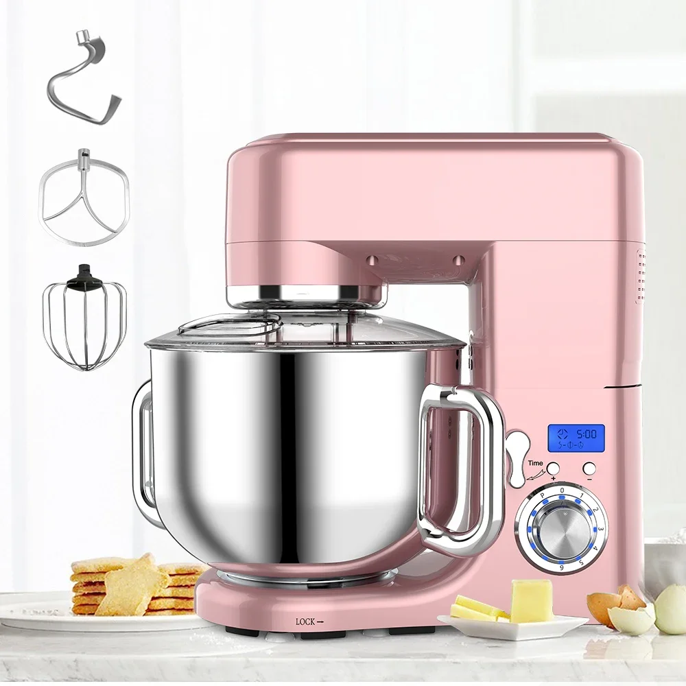 for 1500W stand mixer 4L 5L Bakery Cake Dough Blender Flour Kitchen Electric Aids  Mixeur Baking Robot Stand Food Mixers