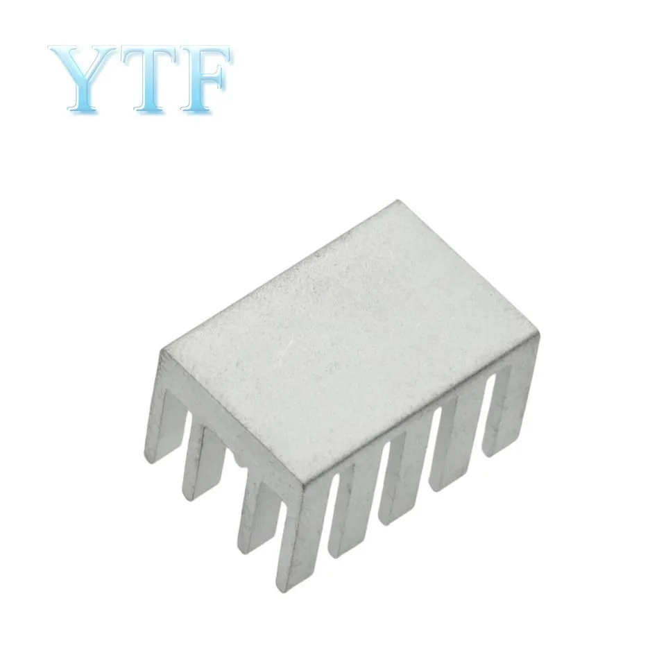 10PCS Heatsink Radiator Cooler Radiator 19x13x11MM High Quality Silver Slot Heat Sink 