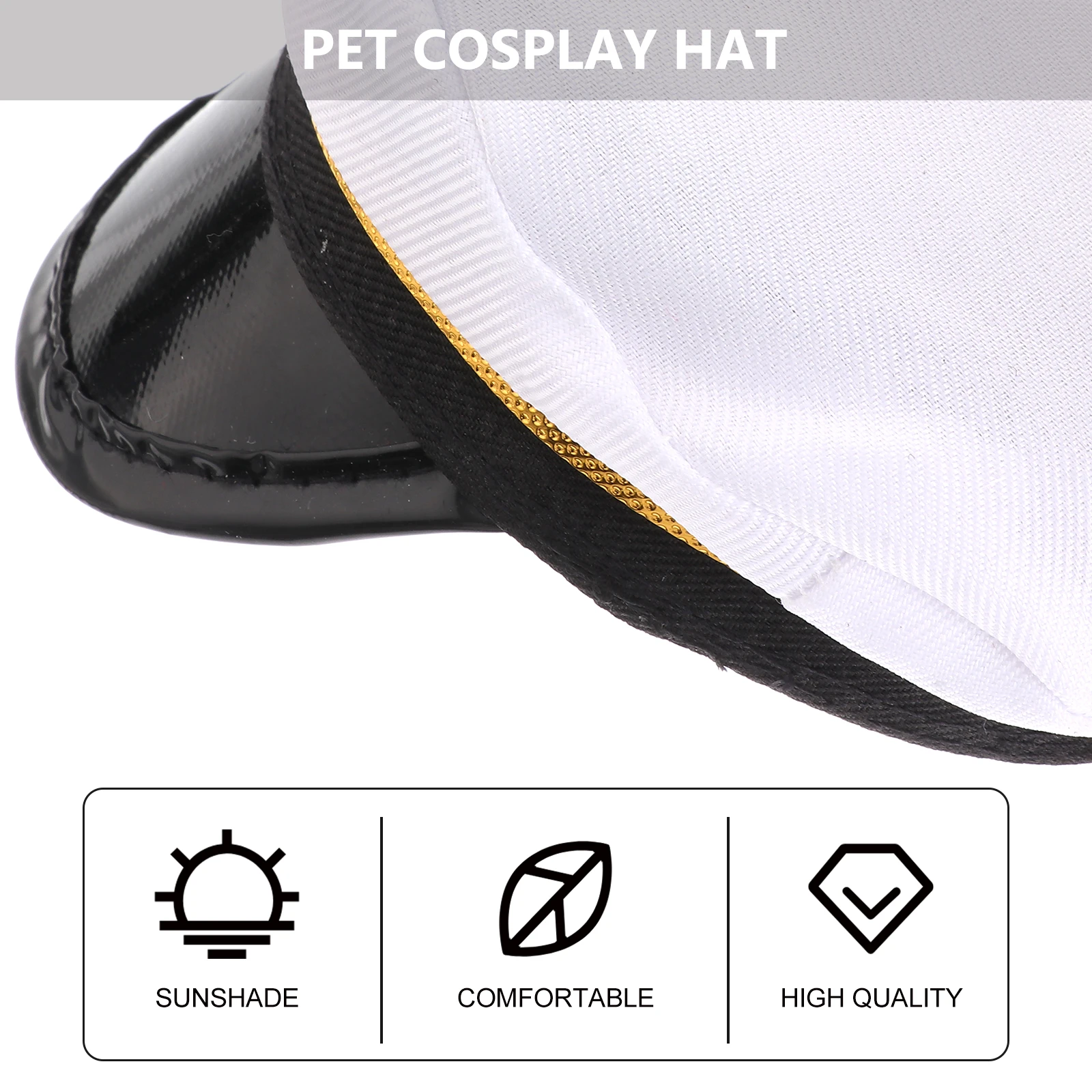 

Sailor Hat Pet Head Puppy Cat Photo Props Halloween Costume Party Dog Hat Accessories Christmas Decorations Pet