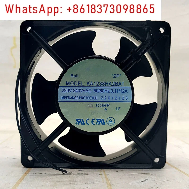 KA1238HA2BAT AC 220-240V 0.11/12 A 12cm full metal fan