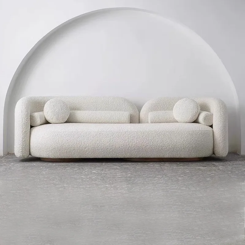 Modern simple special-shaped sofa living room apartment B & B designer furniture clothing store