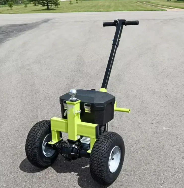 

Electric Trailer Dolly 2800lbs Capacity with 2" Ball Adjustment 3-Wheel Design for Caravan Mover Power Trailer Dolly