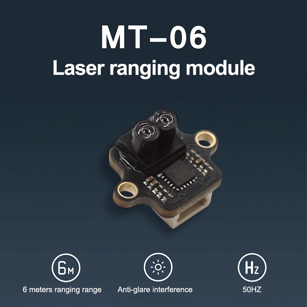 MicroAir MT-06 UART Laser Ranging Module for Ardupilot/PX4 Anti-Strong Light Sensor Data Output through Serial Port