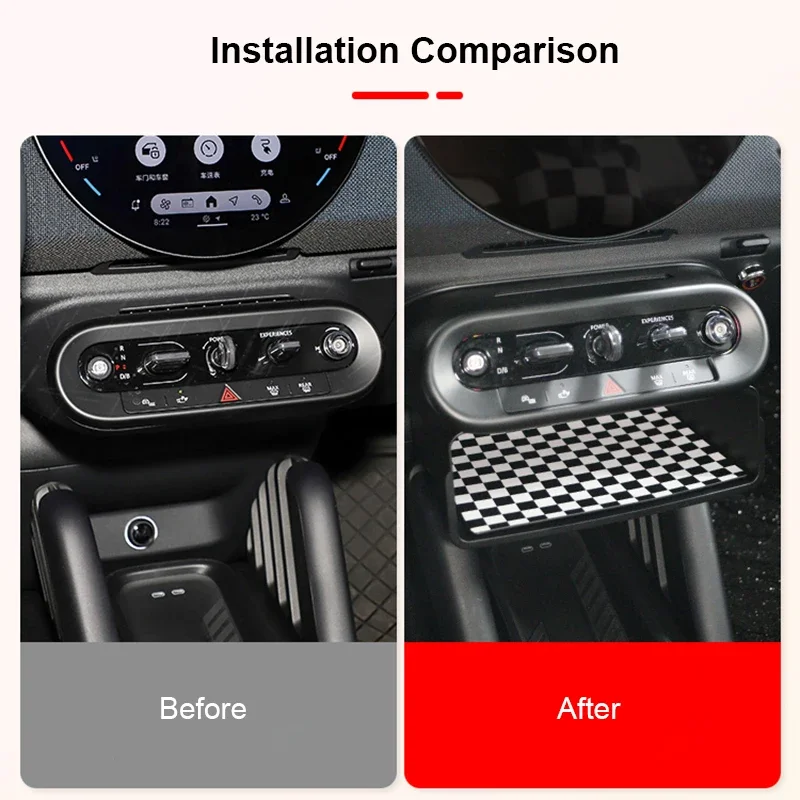 Car Center Console Storage Box Organizer Case Tray for Mini Cooper Electric E SE J01 EV J05 Aceman JCW Interior Accessories