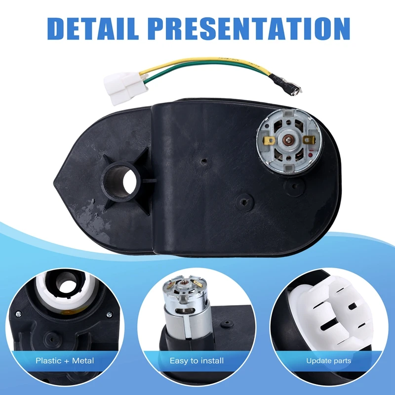 555 24V 18000RPM Children Electric Car High Power Drive Motor And Gear Case,Rideable Toy Car Gear Case