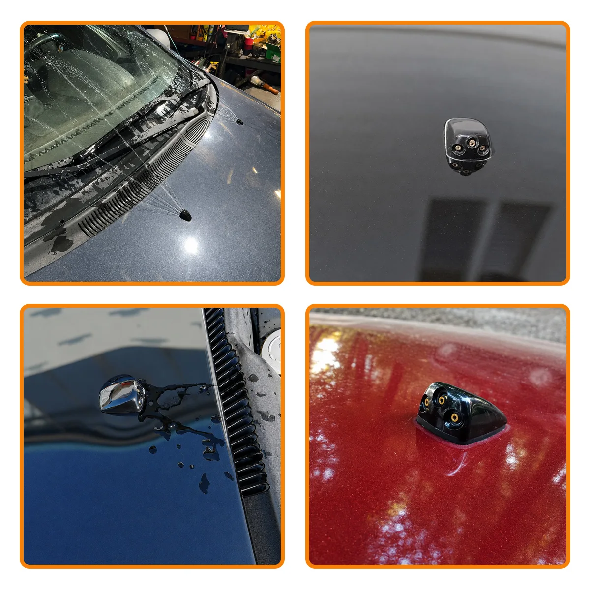 2 Stück Auto-Windschutzscheiben-Wasserdüse mit 3 Löchern, passend für Toyota Prius Corolla Highlander Hyundai Tucson KIA Sportage, 98630-2E500 – Detail 7